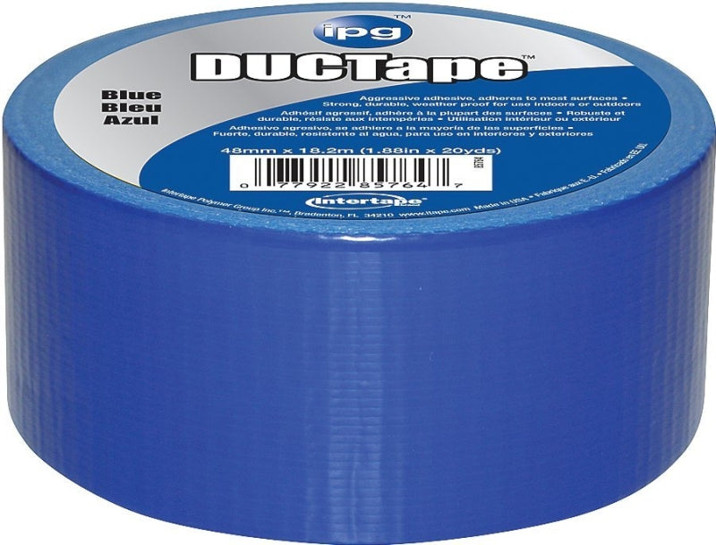 ipg-6720blu-all-purpose-duct-tape-20-yd-l-1-88-in-w-polyethylene-coated-cloth-backing-blue