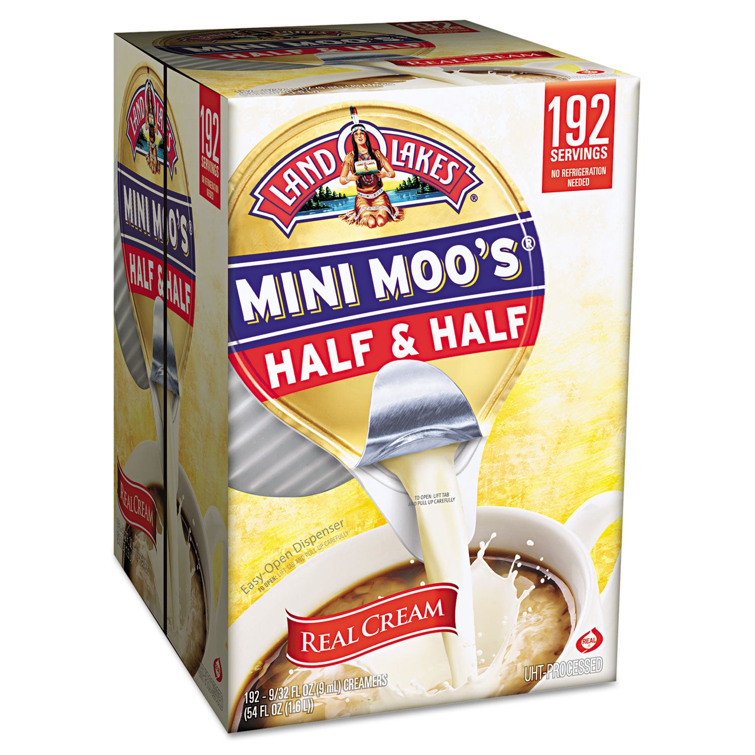 Mini Moo's Half and Half, 0.3 oz, 192/Carton