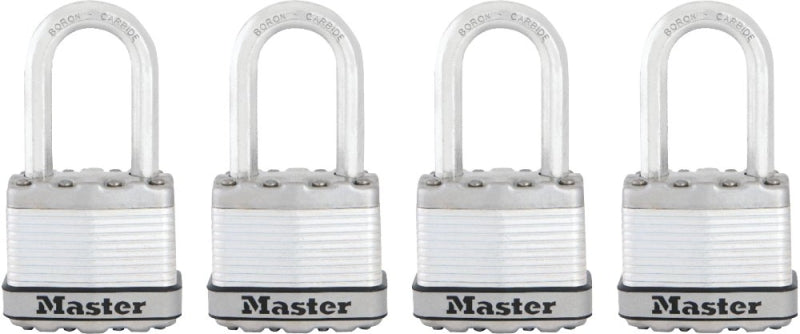 master-lock-magnum-series-m1xqlf-padlock-keyed-alike-key-5-16-in-dia-shackle-1-1-2-in-h-shackle-stainless-steel-body