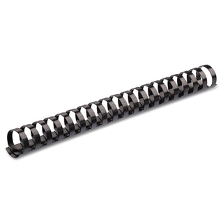 plastic-comb-bindings-3-4-diameter-150-sheet-capacity-black-25-pack_fel52509 - 1