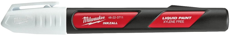 milwaukee-inkzall-48-22-3711-liquid-paint-marker-white-6-09-in-l-plastic-barrel-red-barrel