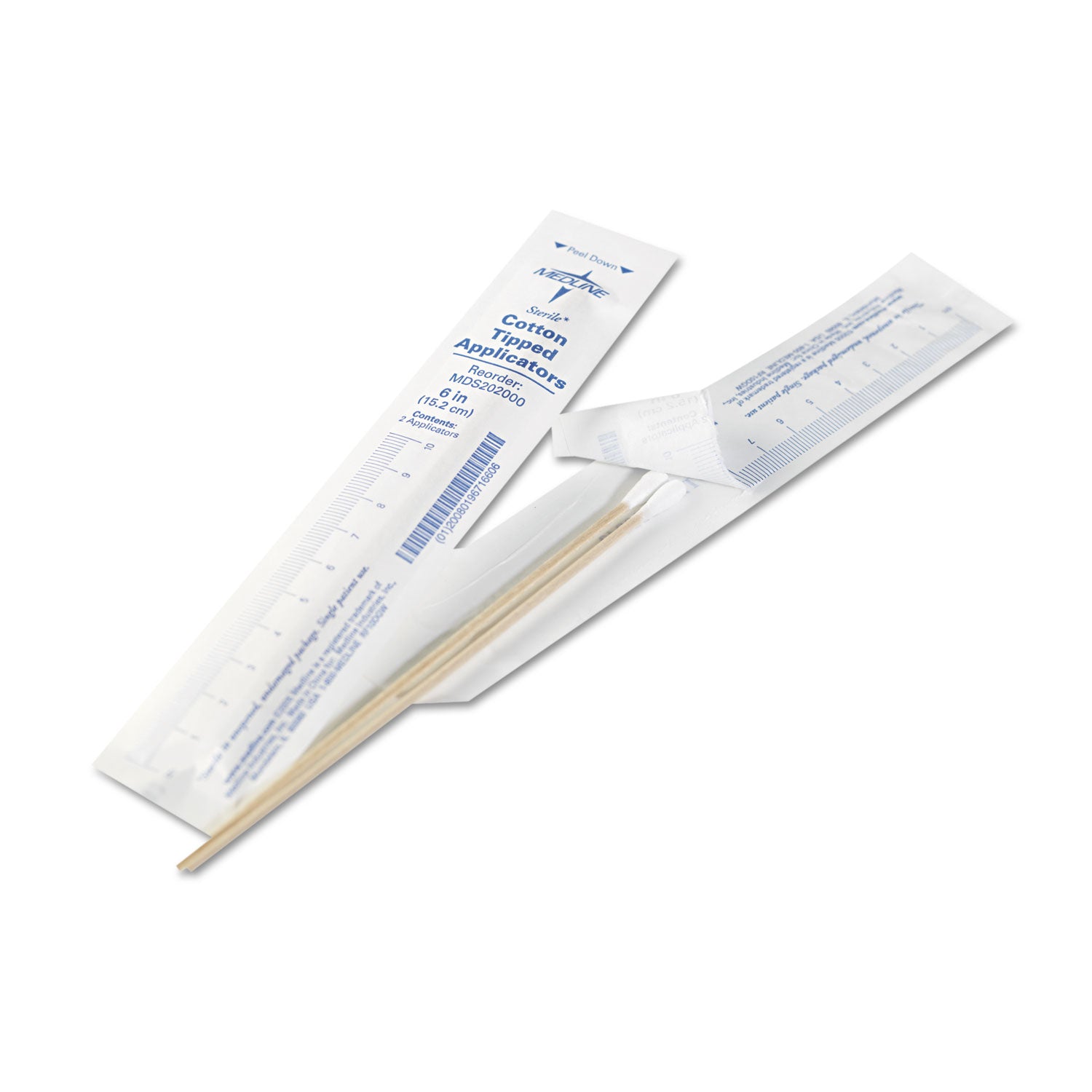 Cotton-Tipped Applicators, 6", 100 Applicators/Box - 