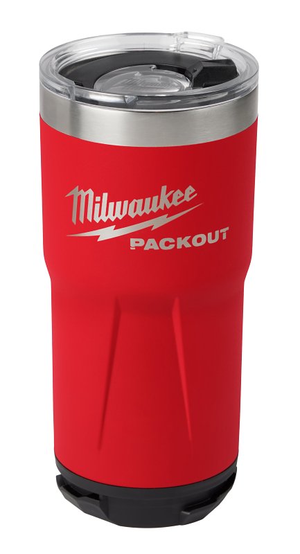 milwaukee-packout-48-22-8392r-tumbler-20-oz-capacity-sliding-magnetic-lid-metal-red-insulated