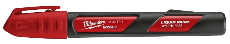 milwaukee-inkzall-series-48-22-3741-liquid-paint-marker-black-red-6-09-in-l-plastic-barrel