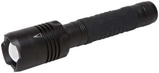 powerzone-12169-tactical-flashlight-aa-battery-led-lamp-3500-lumens-200-m-beam-distance-5-hrs-run-time-black