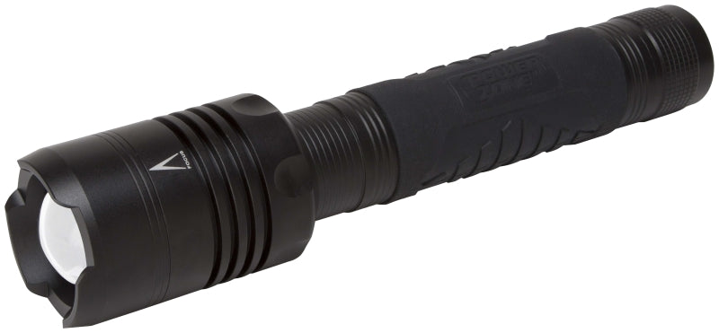powerzone-12169-tactical-flashlight-aa-battery-led-lamp-3500-lumens-200-m-beam-distance-5-hrs-run-time-black