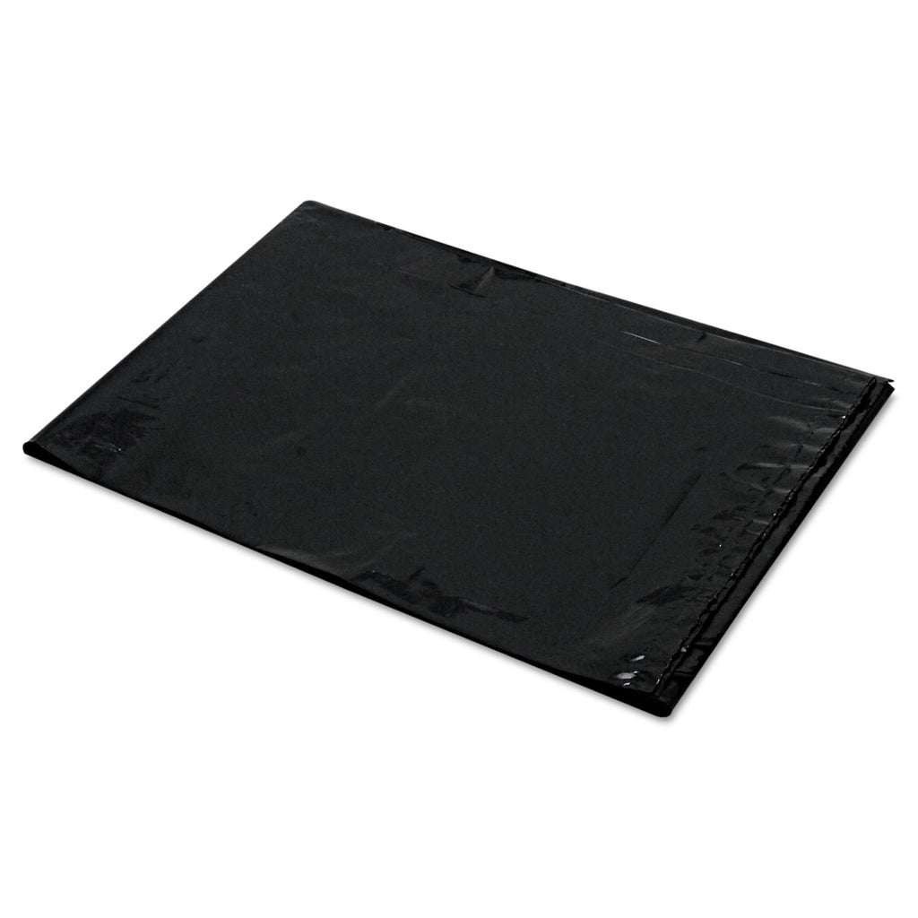 Low-Density Can Liners, 60 gal, 1.6 mil, 22" x 58", Black, 100/Carton