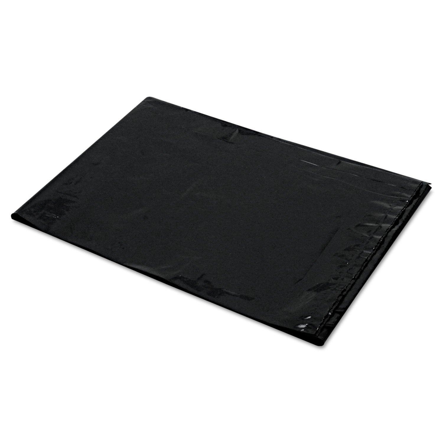 Low-Density Can Liners, 60 gal, 1.6 mil, 22" x 58", Black, 100/Carton