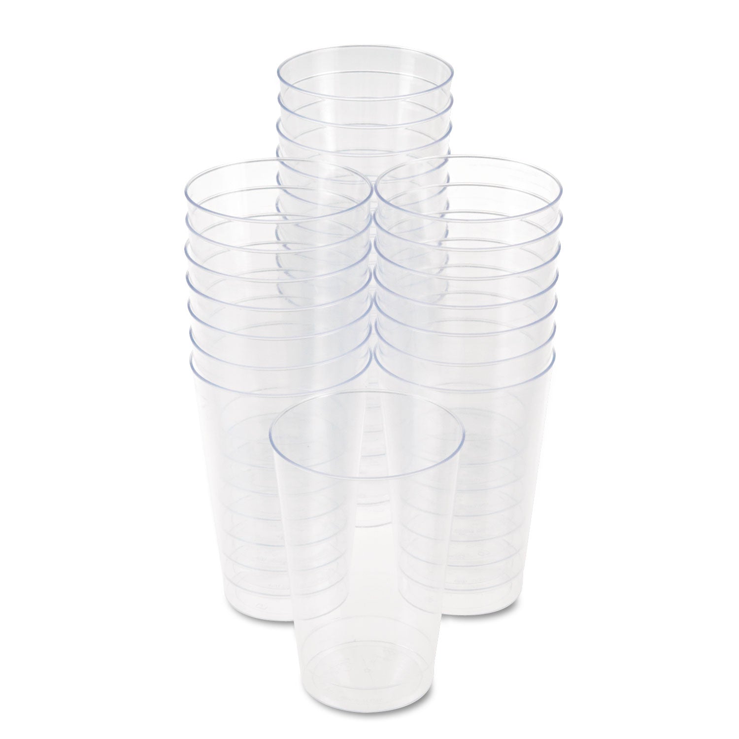 Comet Plastic Tumblers, Clear, 12 oz, 500/Carton