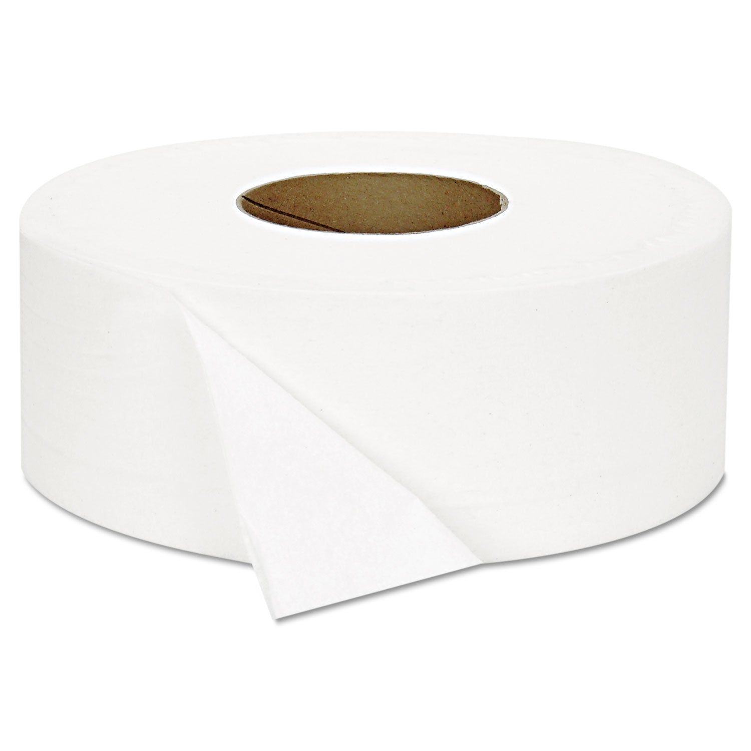 JRT Jumbo Bath Tissue, Septic Safe, 2-Ply, White, 3.3" x 1,000 ft, 12 Rolls/Carton - 