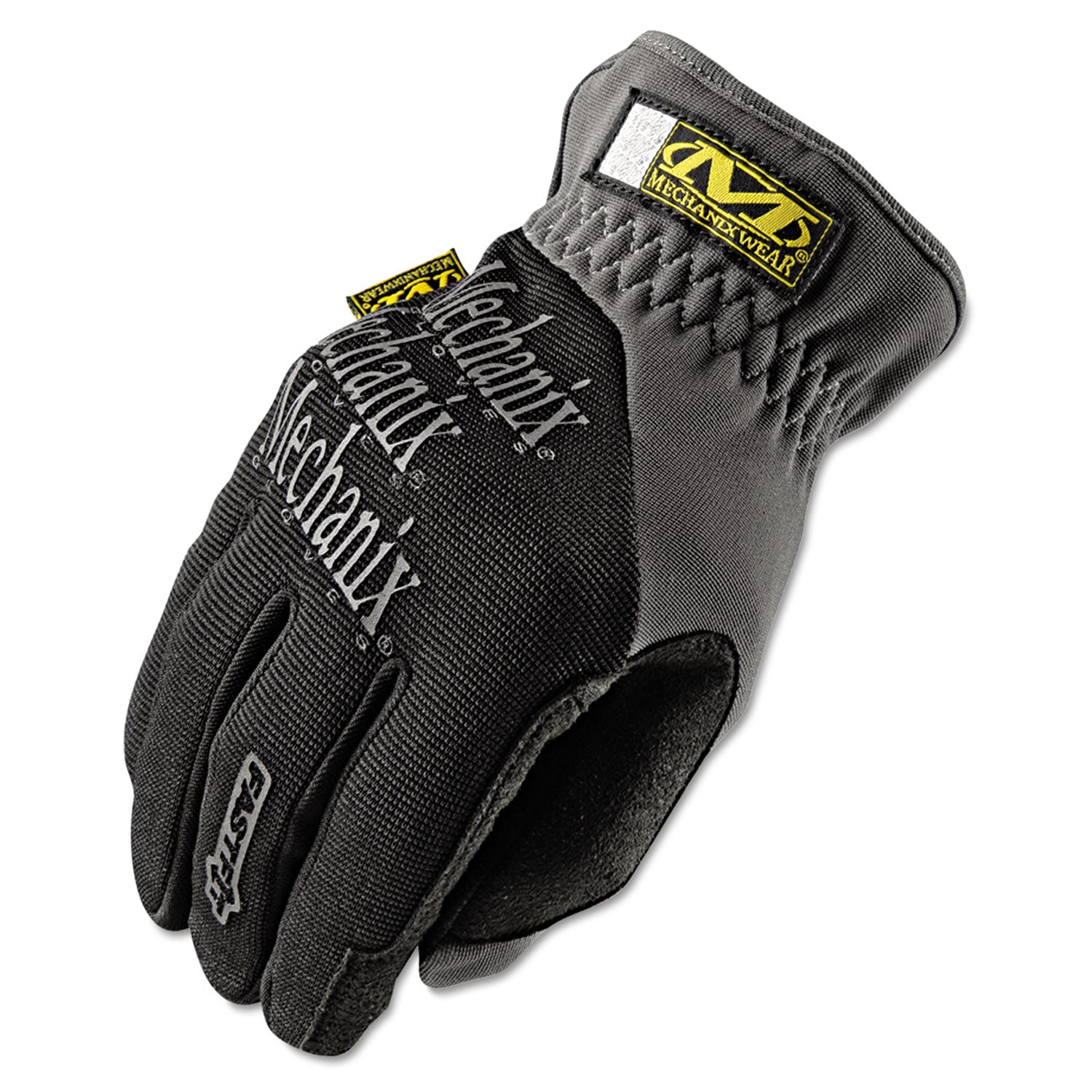 FastFit Work Gloves, Black, Medium - 