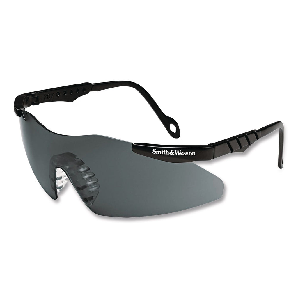 Magnum 3G Safety Eyewear, Black Frame, Smoke Lens
