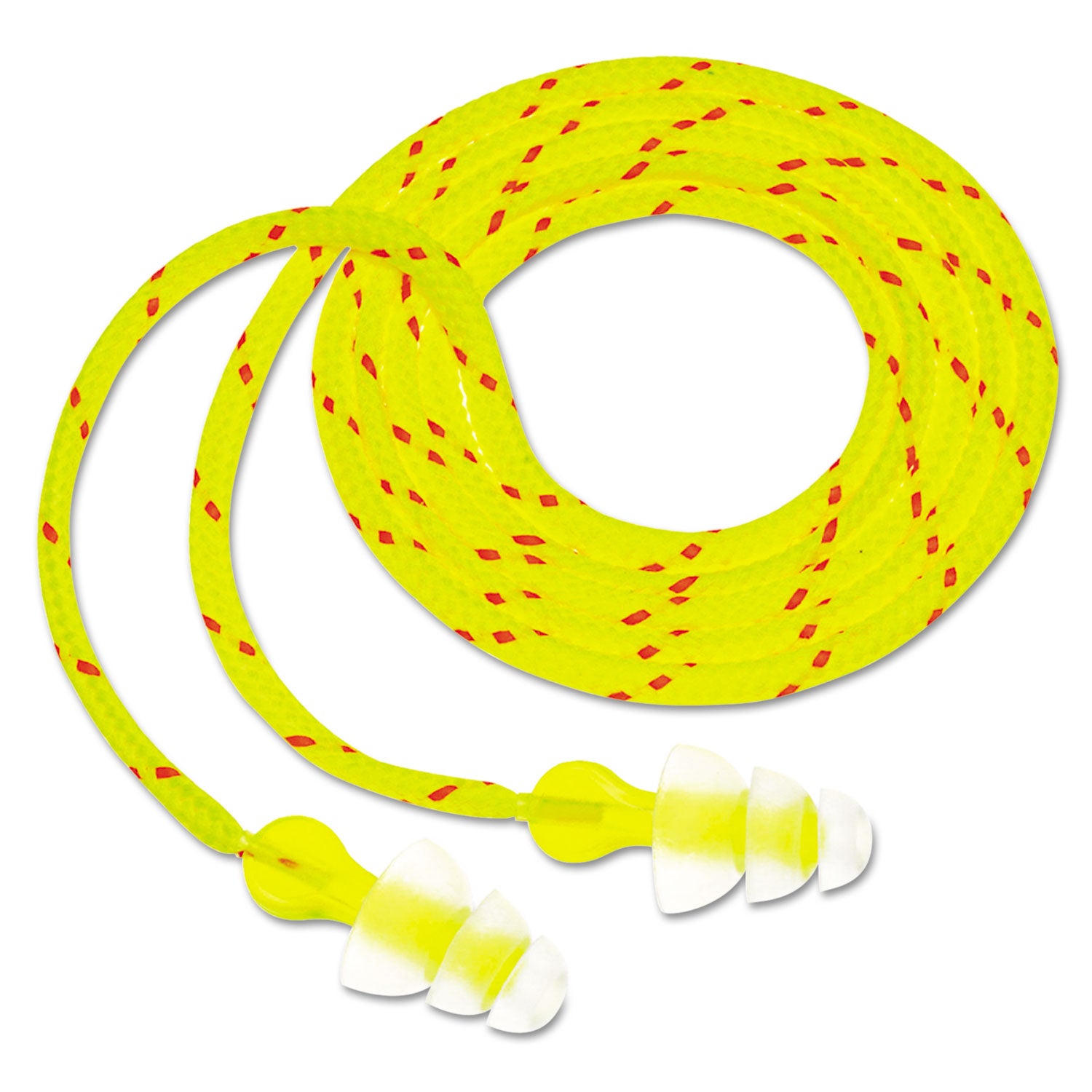 tri-flange-earplugs-corded-26-db-nrr-yellow-orange-100-pairs_mmmp3001 - 1