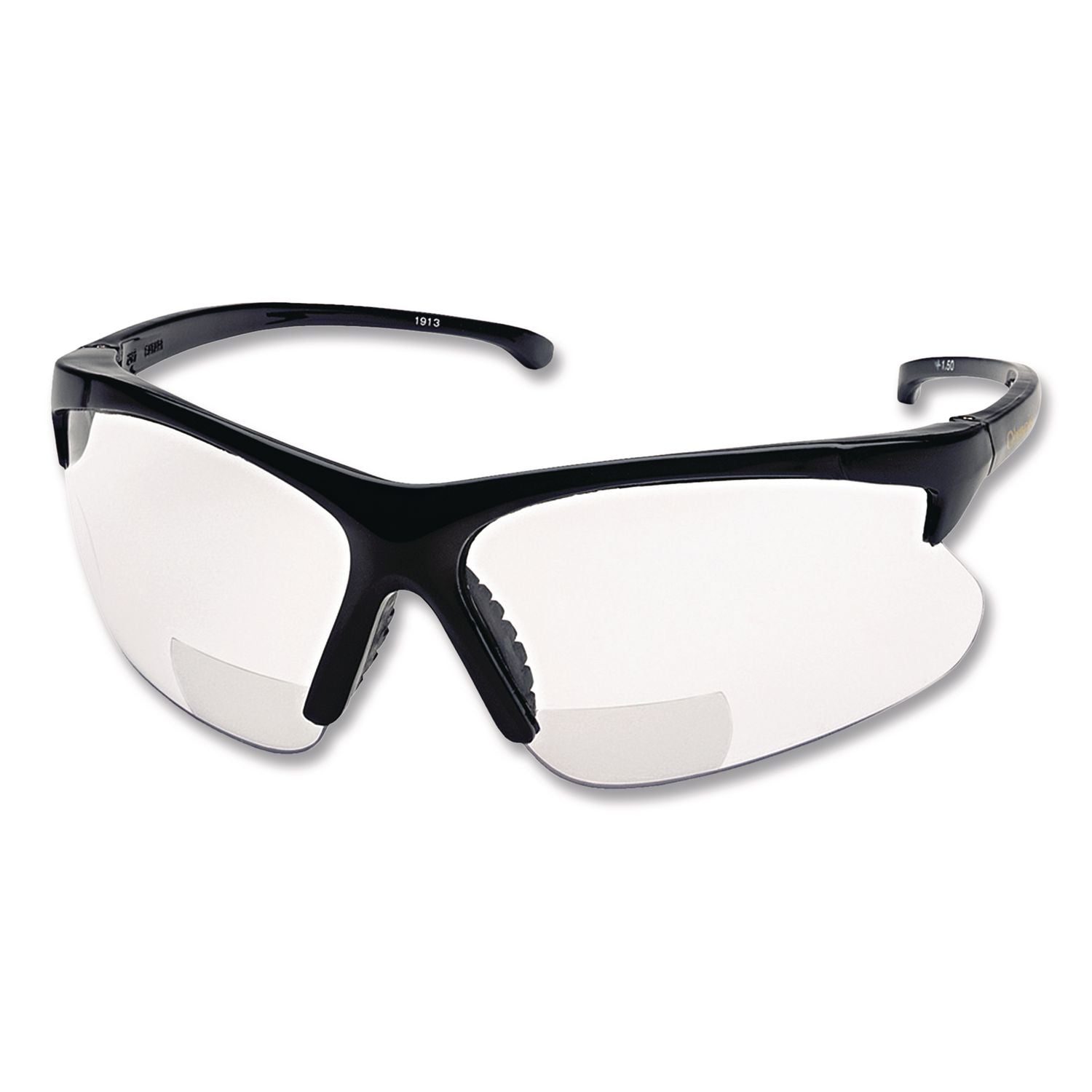 V60 30 06 Reader Safety Eyewear, Black Frame, Clear Lens
