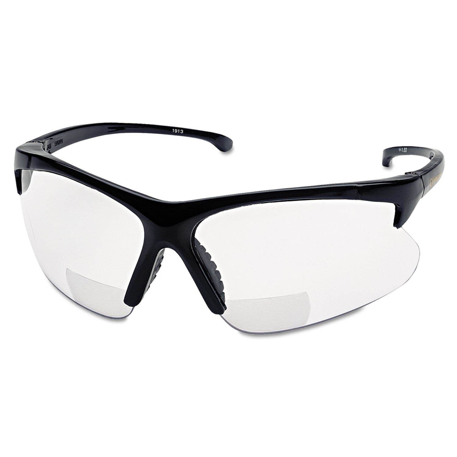 v60-30-06-reader-safety-eyewear-black-frame-clear-lens_smw19879 - 1