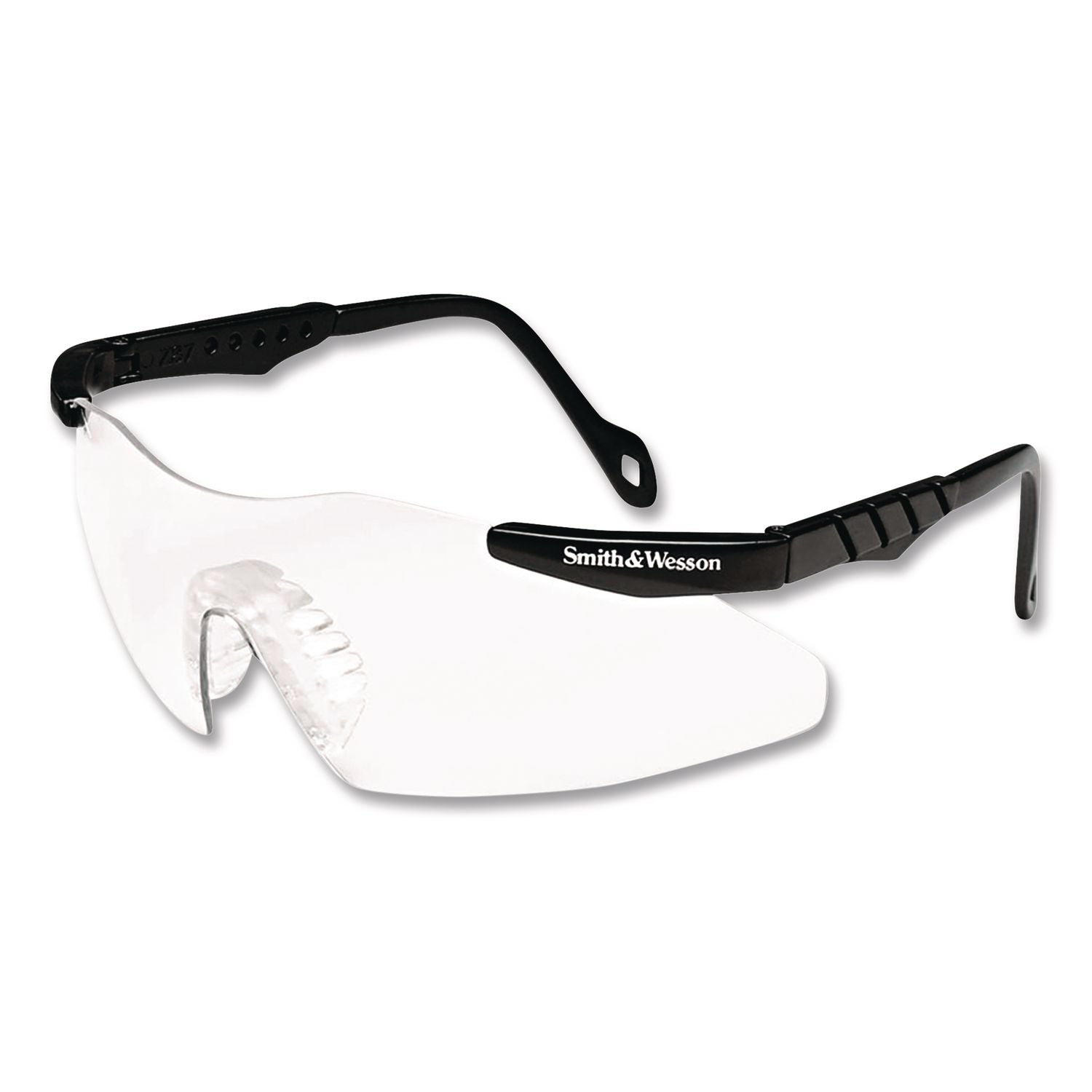 Magnum 3G Safety Eyewear, Black Frame, Clear Lens