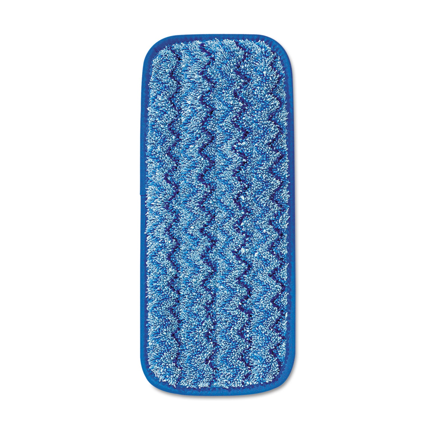 Microfiber Wall/Stair Wet Mopping Pad, 13.75 x 5.5 x 0.5, Blue - 