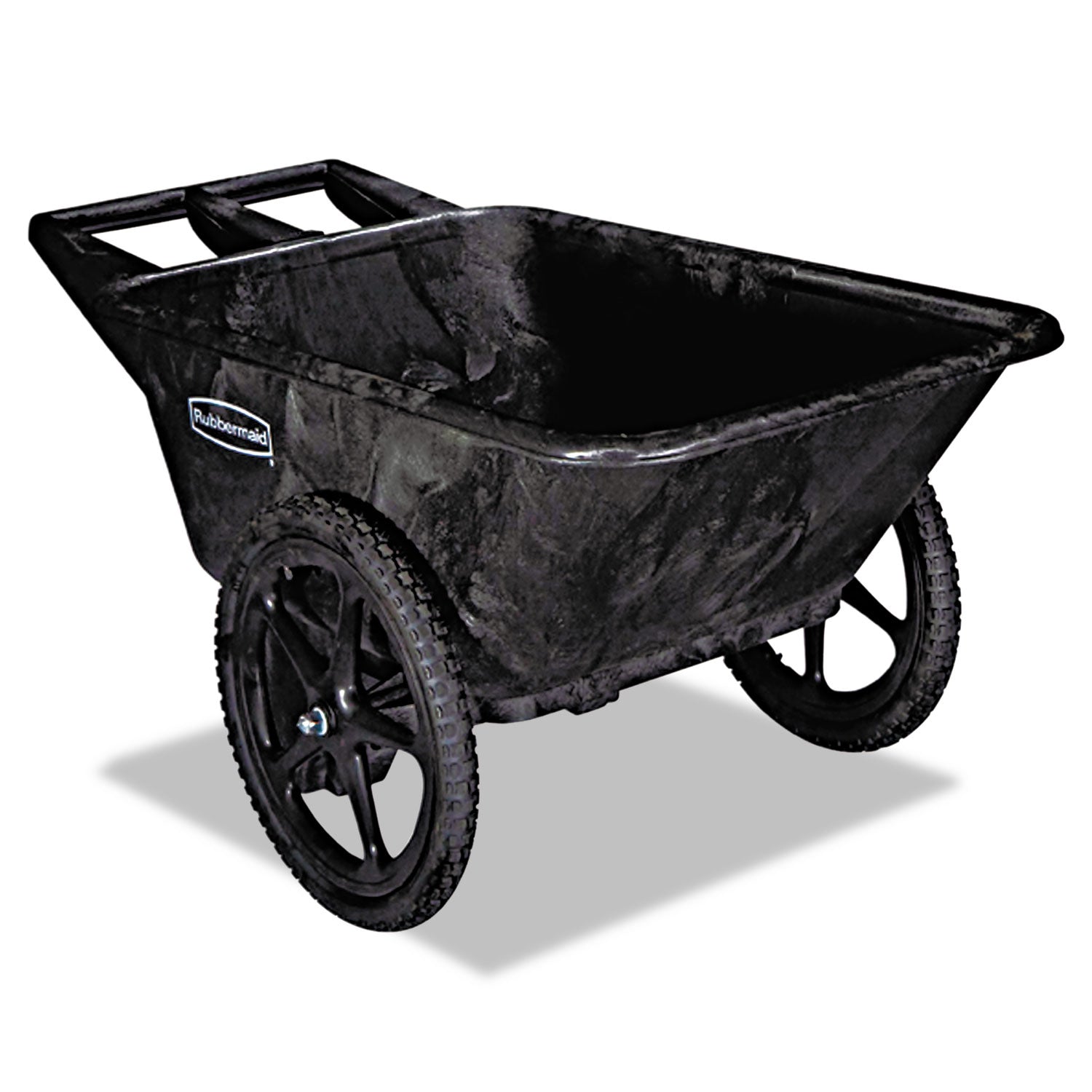 Big Wheel Agriculture Cart, 300-lb Cap, 32-3/4 x 58 x 28-1/4, Black - 1