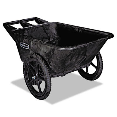Big Wheel Agriculture Cart, 300-lb Cap, 32-3/4 x 58 x 28-1/4, Black - 