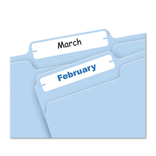Printable 4" x 6" - Permanent File Folder Labels, 0.69 x 3.44, White, 7/Sheet, 36 Sheets/Pack, (5202)