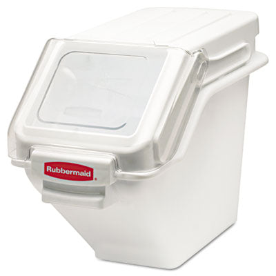 ProSave Shelf Ingredient Bins, 5.4 gal, 11.5 x 23.5 x 16.88, White, Plastic - 