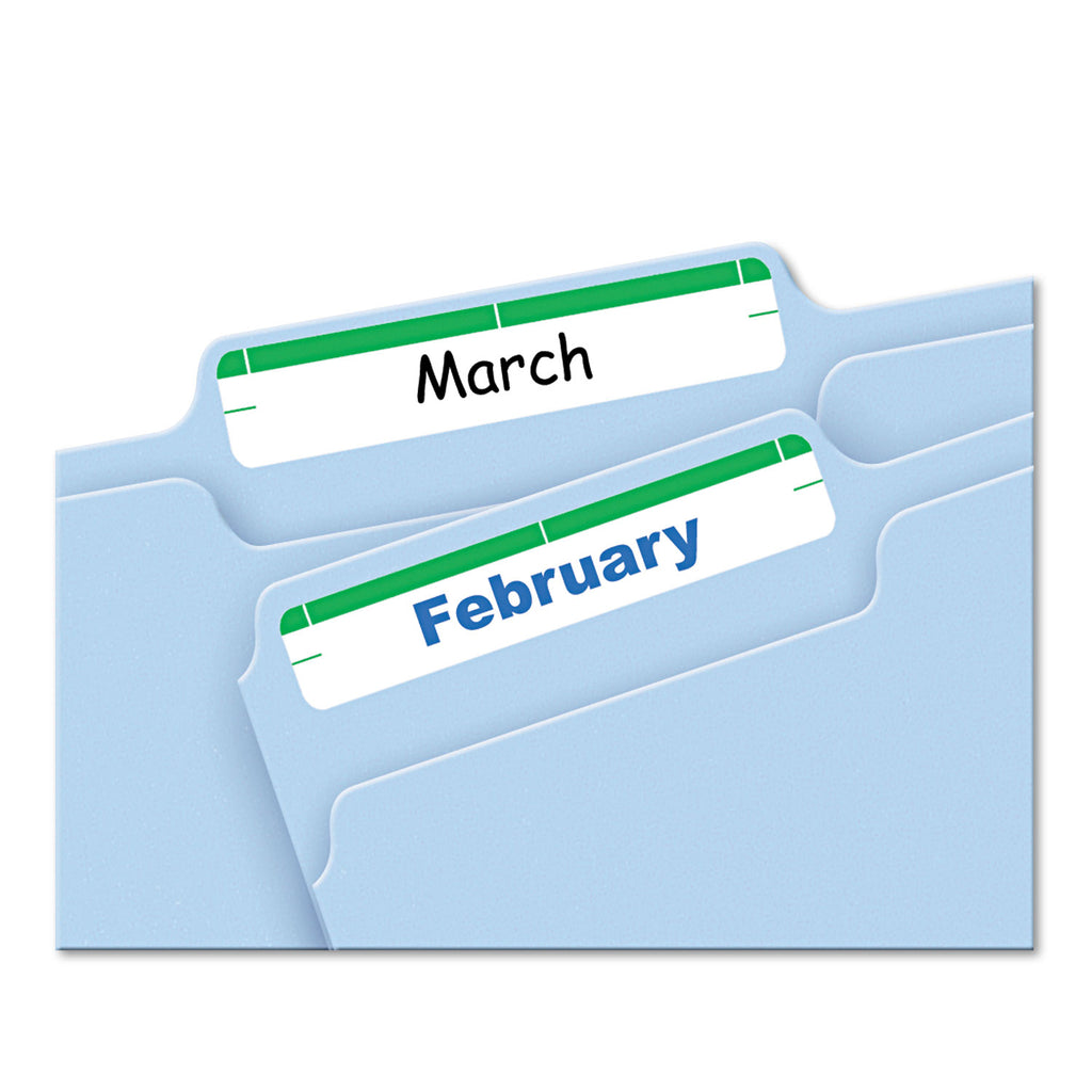 Printable 4" x 6" - Permanent File Folder Labels, 0.69 x 3.44, White, 7/Sheet, 36 Sheets/Pack, (5203)