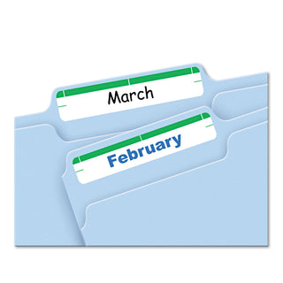 Printable 4" x 6" - Permanent File Folder Labels, 0.69 x 3.44, White, 7/Sheet, 36 Sheets/Pack, (5203)