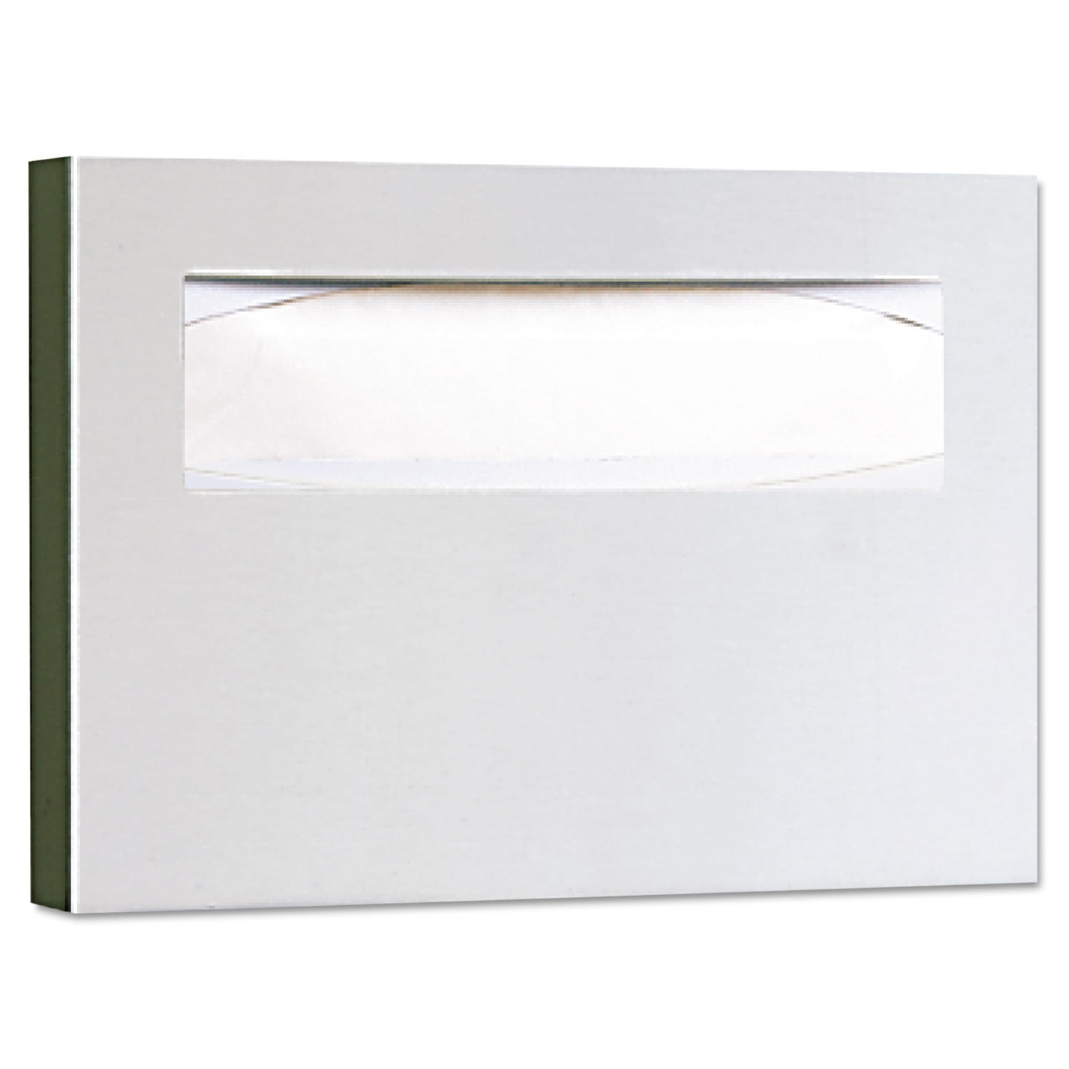 Stainless Steel Toilet Seat Cover Dispenser, ClassicSeries, 15.75 x 2 x 11, Satin Finish - 
