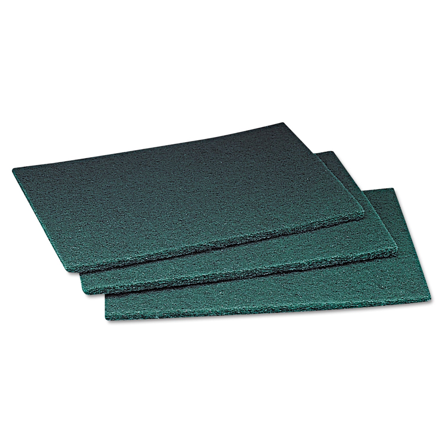 Commercial Scouring Pad, 6 x 9, Green, 20 Pads/Box, 3 Boxes/Carton - 