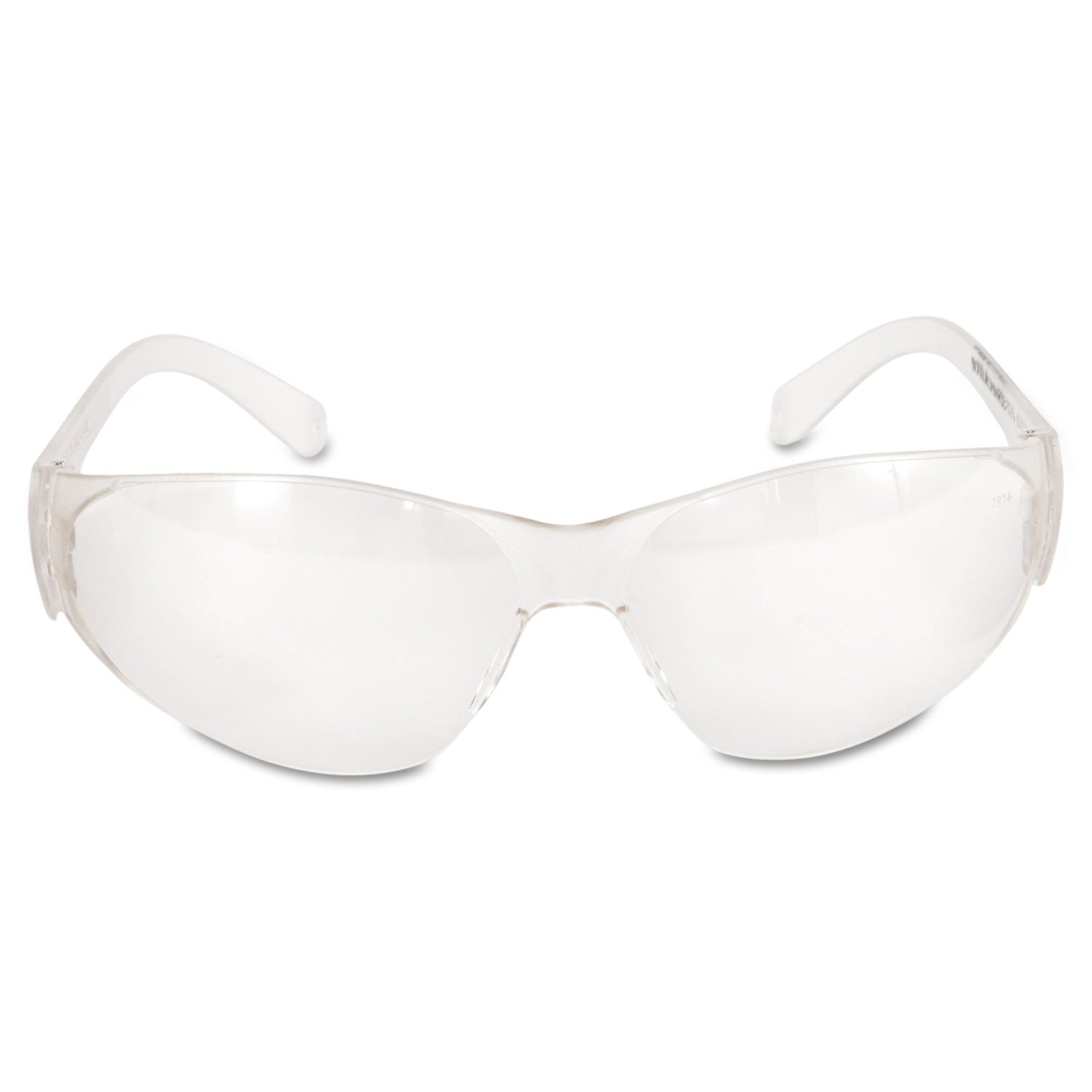 Checklite Safety Glasses, Clear Frame, Clear Lens