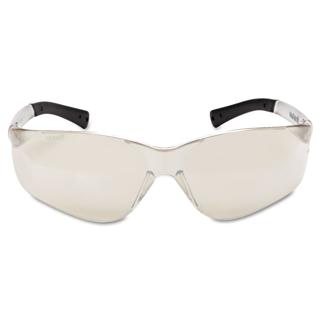 BearKat Safety Glasses, Frost Frame, Clear Mirror Lens, 12/Box
