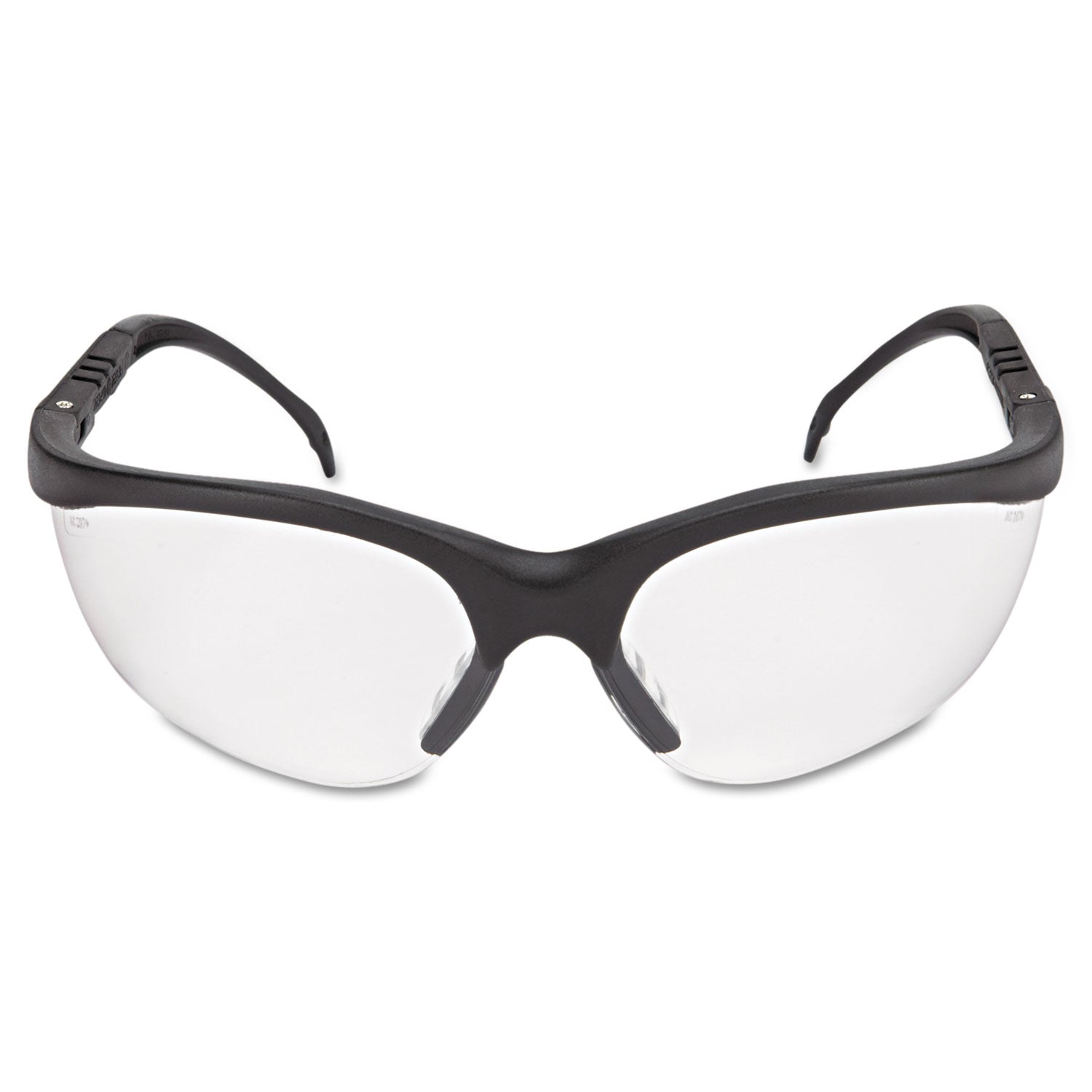 klondike-safety-glasses-matte-black-frame-clear-lens_crwkd110af - 3