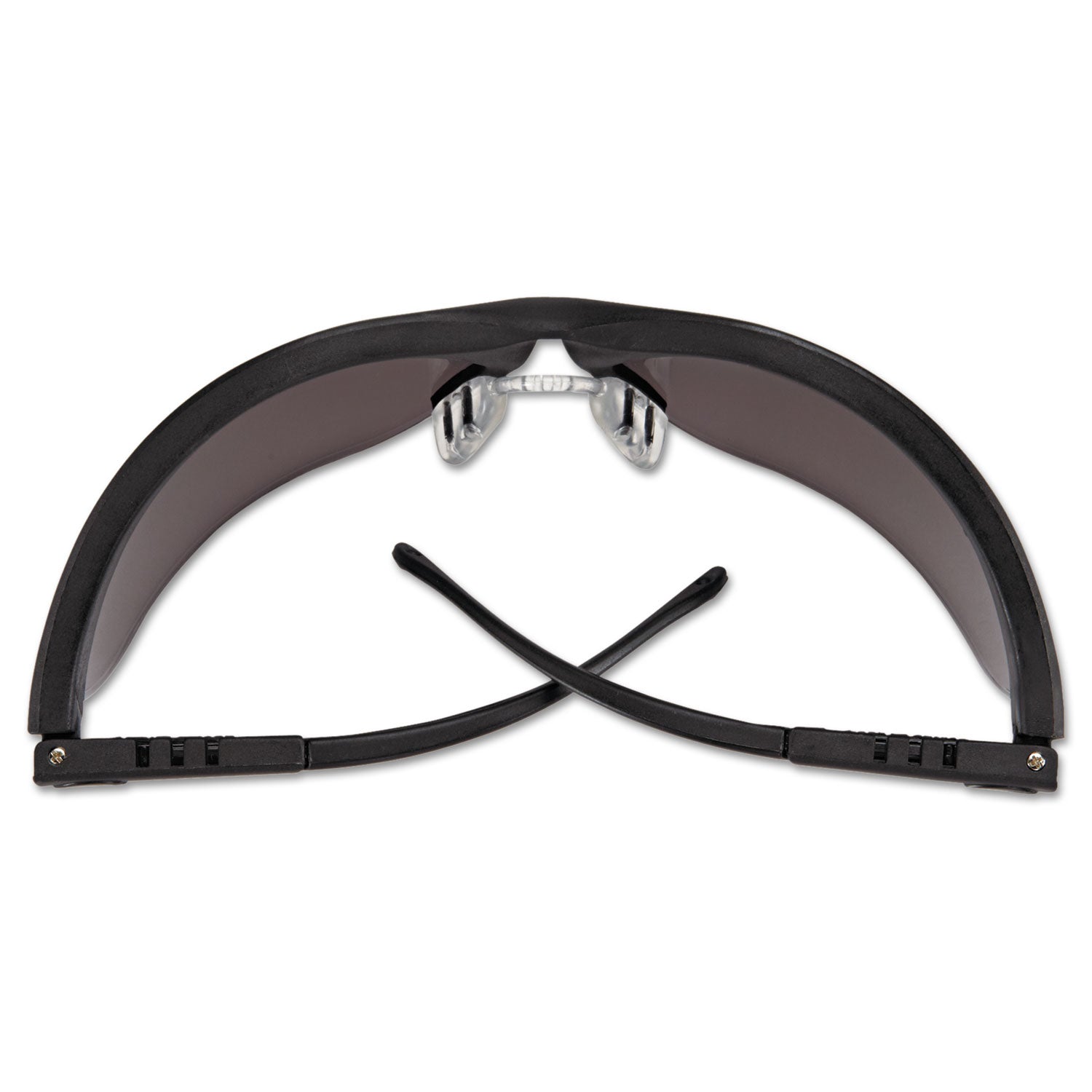 Klondike Safety Glasses, Matte Black Frame, Gray Lens, 12/Box - 
