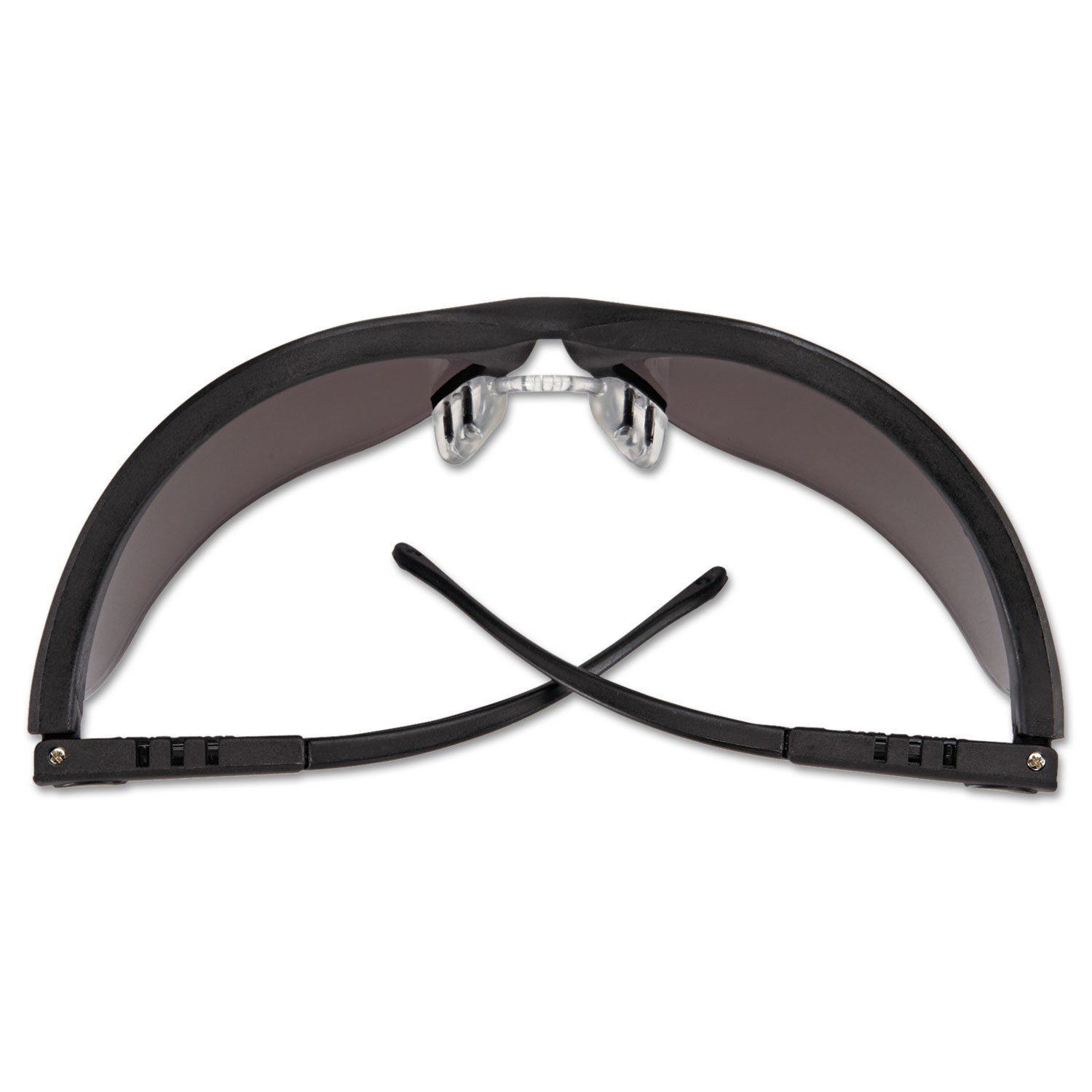 Klondike Safety Glasses, Matte Black Frame, Gray Lens, 12/Box