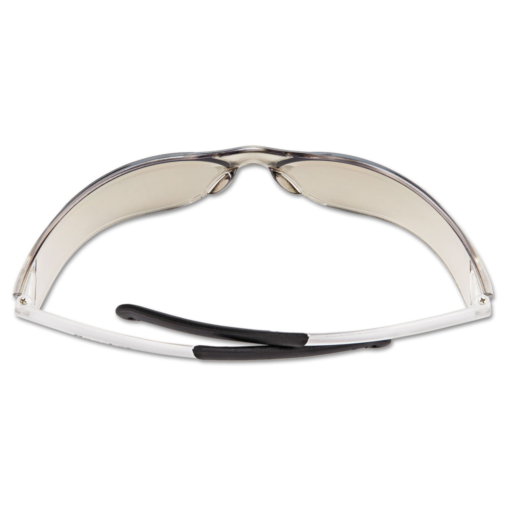 BearKat Safety Glasses, Frost Frame, Clear Mirror Lens, 12/Box
