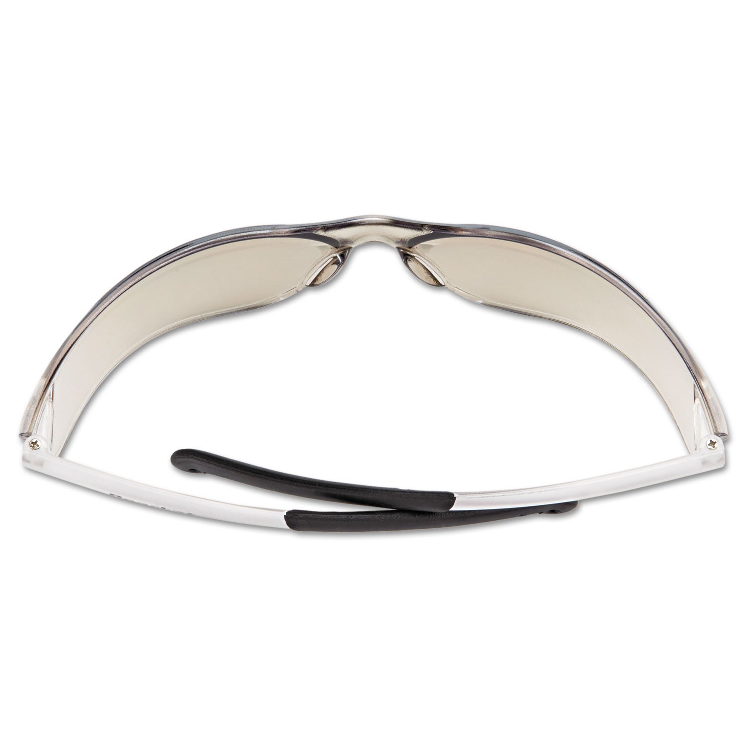 BearKat Safety Glasses, Frost Frame, Clear Mirror Lens, 12/Box