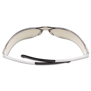 BearKat Safety Glasses, Frost Frame, Clear Mirror Lens, 12/Box