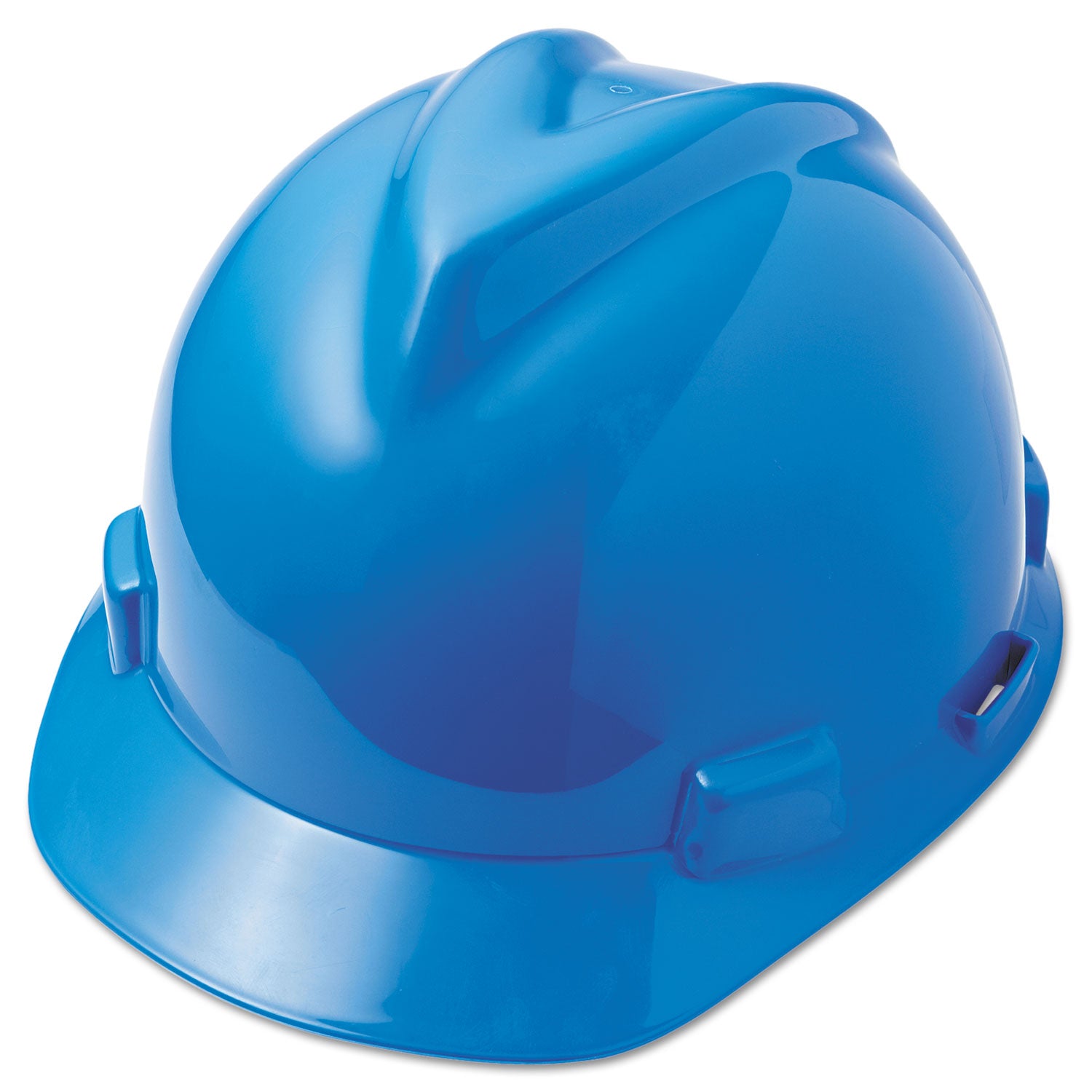 V-Gard Hard Hats, Ratchet Suspension, Size 6.5 to 8, Blue - 