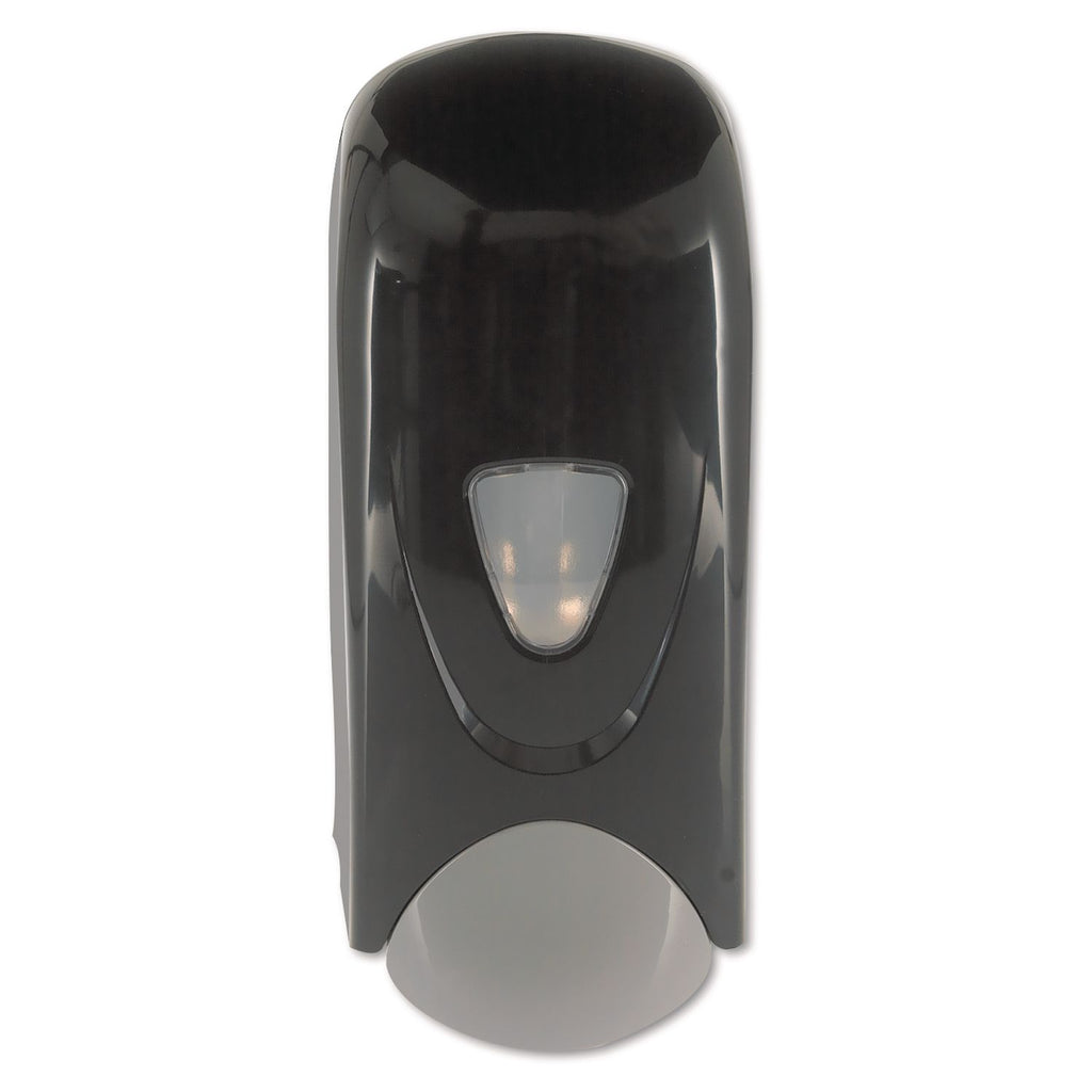 Foam-eeze Bulk Foam Soap Dispenser with Refillable Bottle, 1,000 mL, 4.88 x 4.75 x 11, Black/Gray