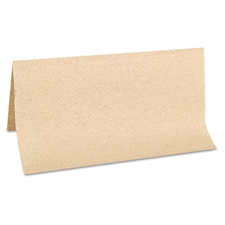Singlefold Paper Towels, 9 x 9.45, Natural, 250/Pack, 16 Packs/Carton