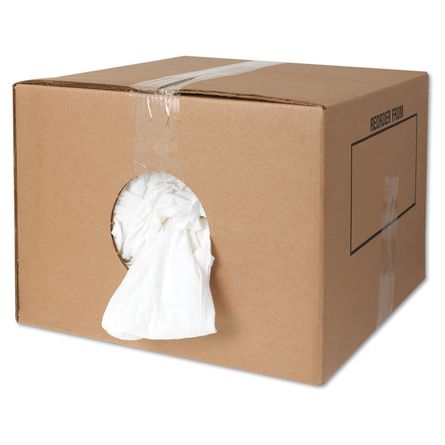 new-bleached-white-t-shirt-rags-25-pounds-bag_hos45525 - 2