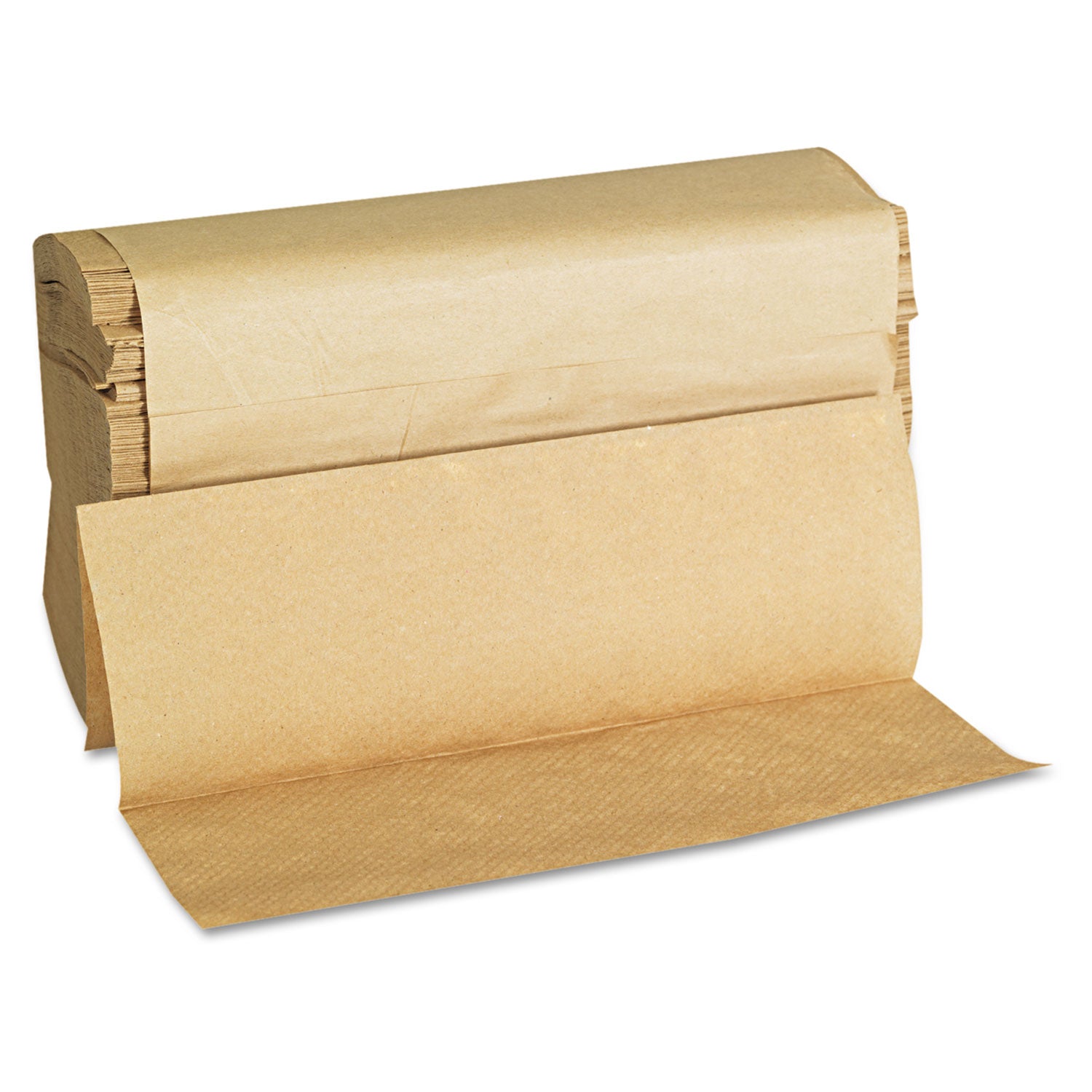 Folded Paper Towels, Multifold, 9 x 9.45, Natural, 250 Towels/Pack, 16 Packs/Carton - 