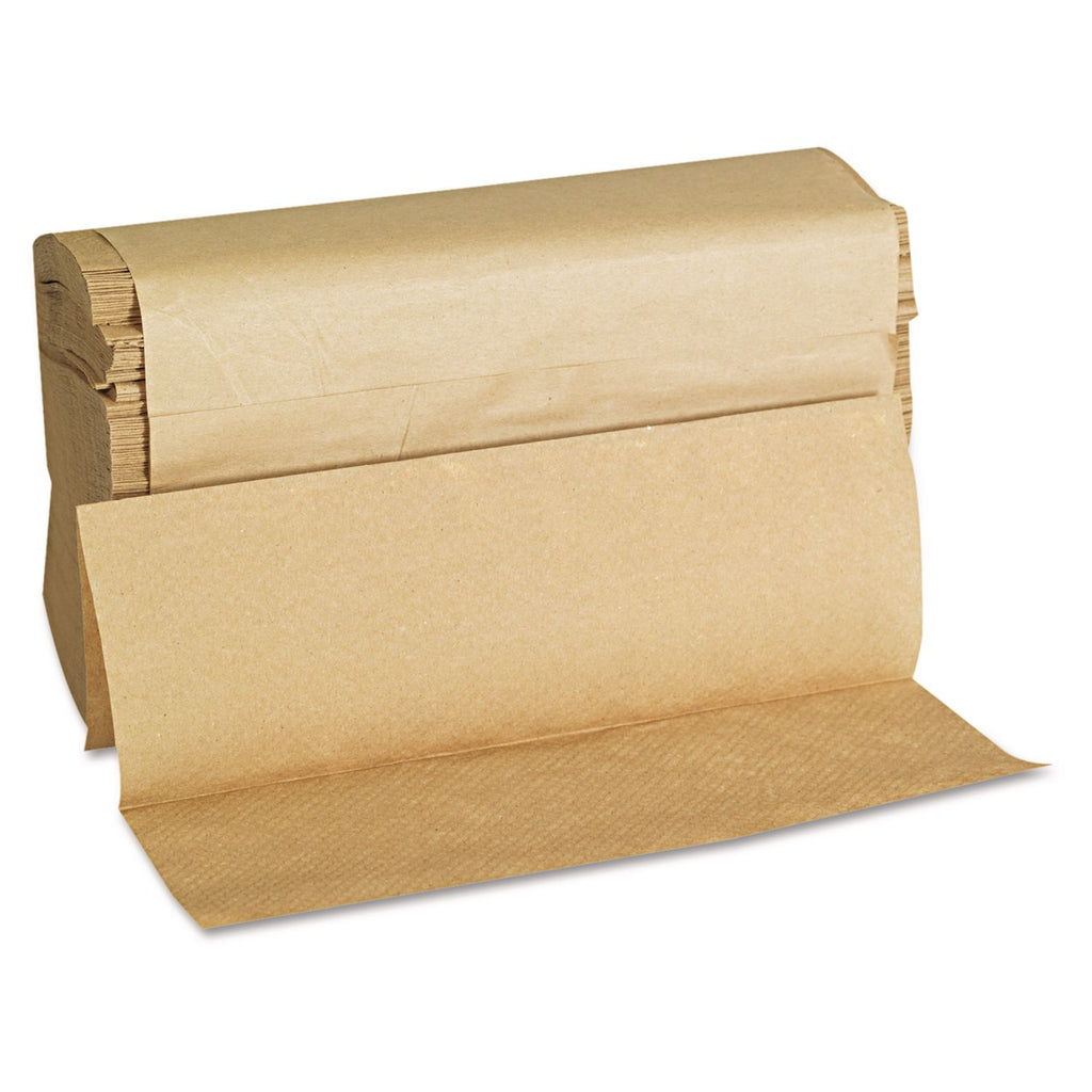 Folded Paper Towels, Multifold, 9 x 9.45, Natural, 250 Towels/Pack, 16 Packs/Carton