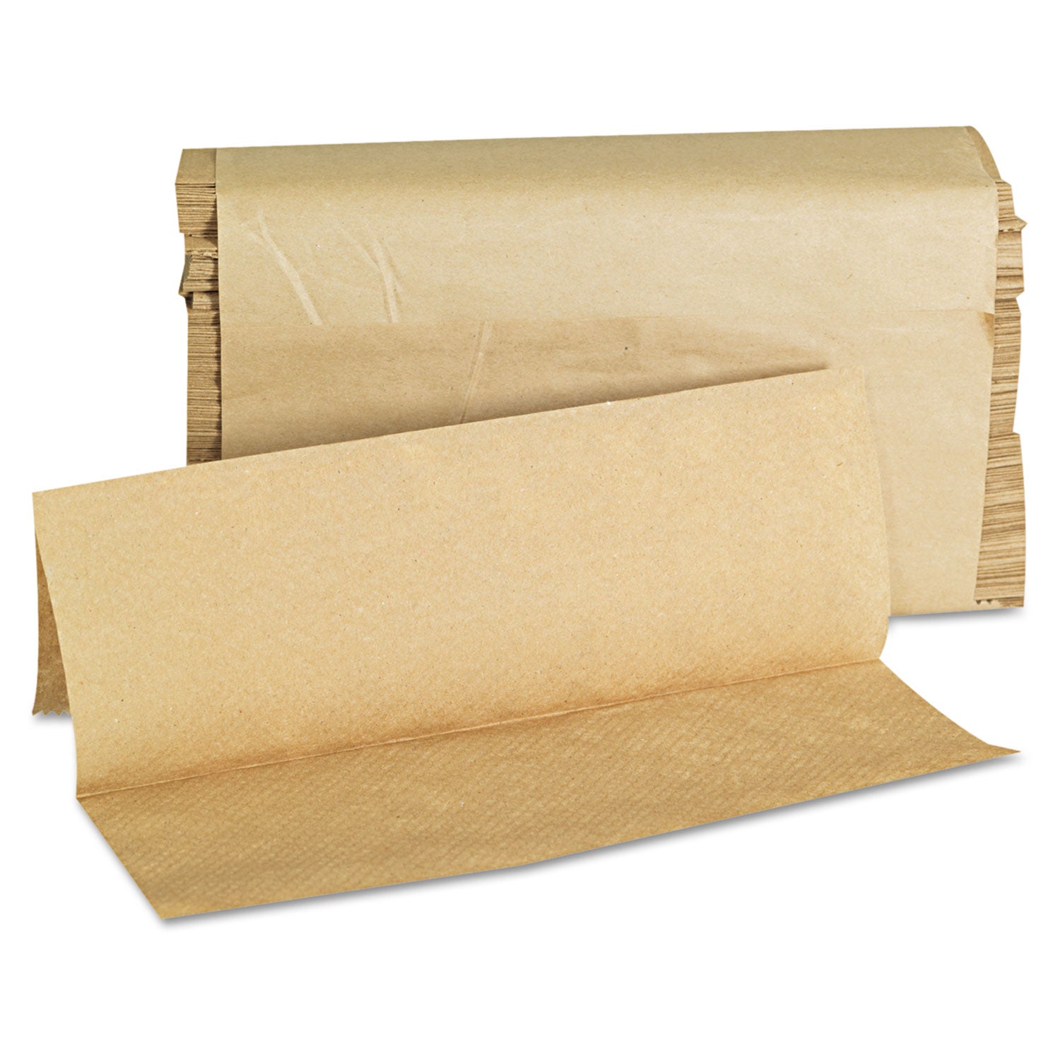 Folded Paper Towels, Multifold, 9 x 9.45, Natural, 250 Towels/Pack, 16 Packs/Carton - 