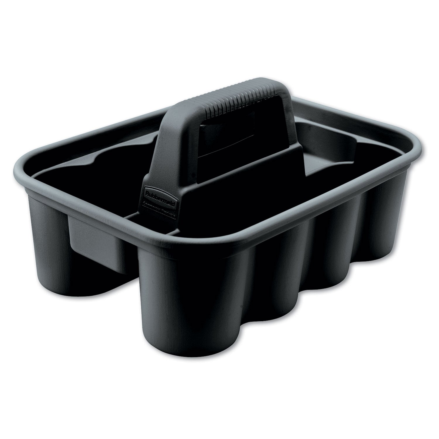 Commercial Deluxe Carry Caddy, Eight Compartments, 15 x 7.4, Black - 1