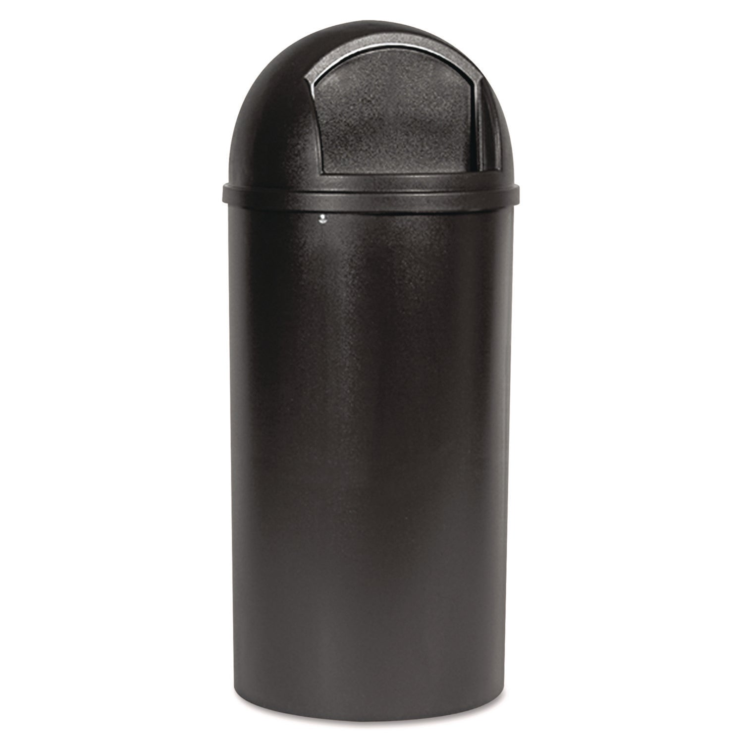 Rubbermaid Commercial Marshal 25-gallon Container - 25 gal Capacity - Fire-Safe, Scratch Resistant, Rugged, Dent Resistant, Scratch Resistant, Hinged Door - 42" Height x 18" Diameter - Brown - 1 Each