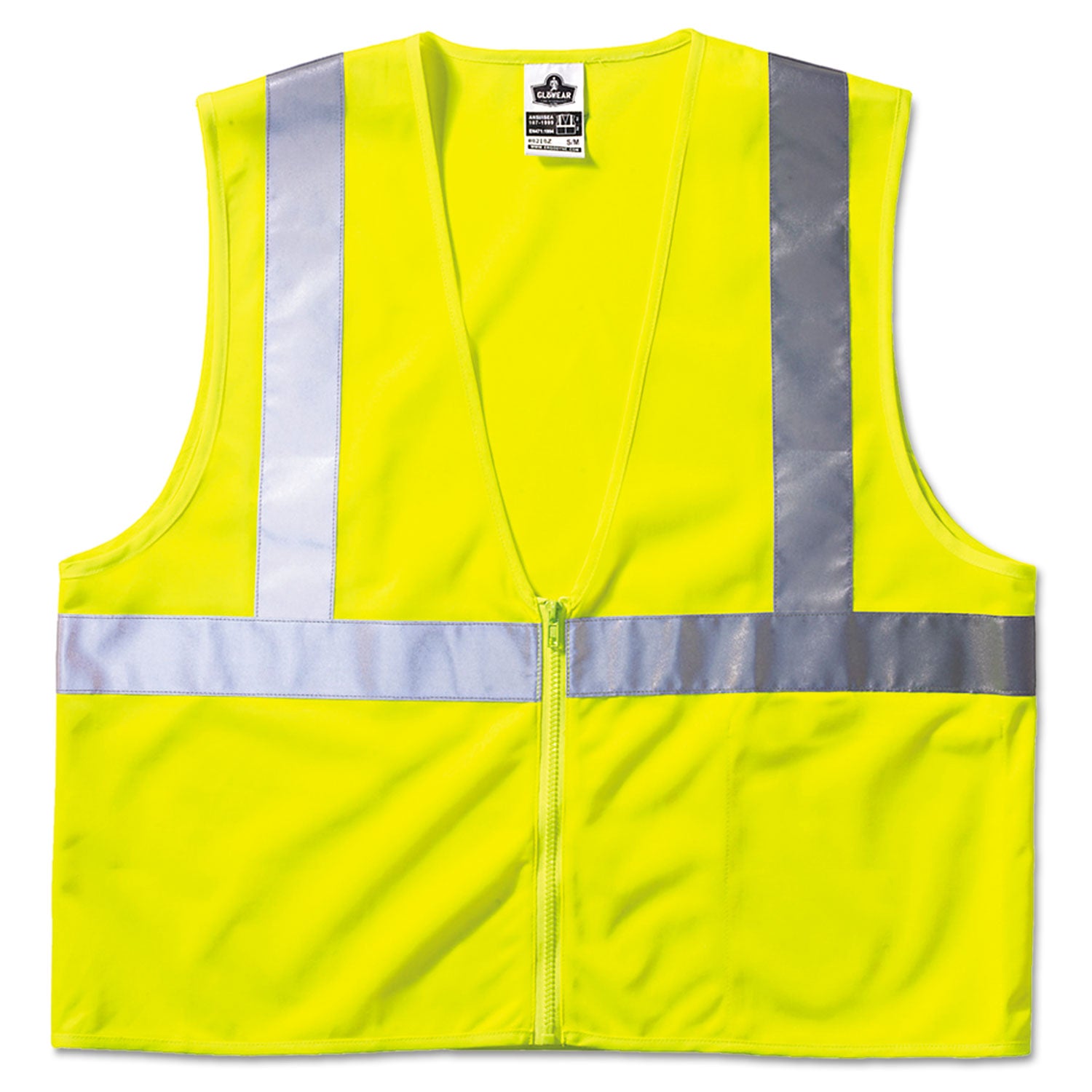 glowear-8210z-class-2-economy-vest-polyester-mesh-large-to-x-large-lime_ego21055 - 1