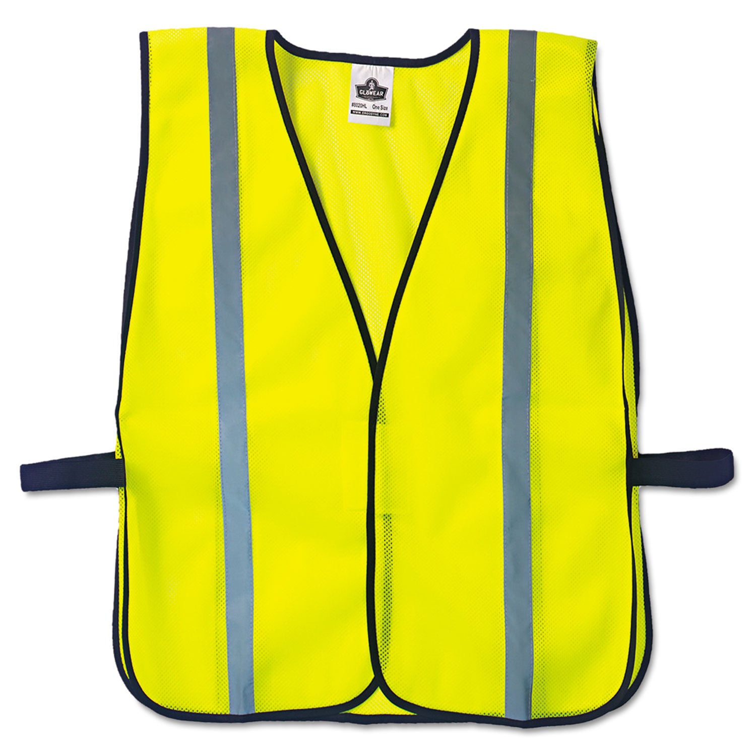 glowear-8020hl-safety-vest-polyester-mesh-hook-closure-one-size-fit-all-lime_ego20040 - 1