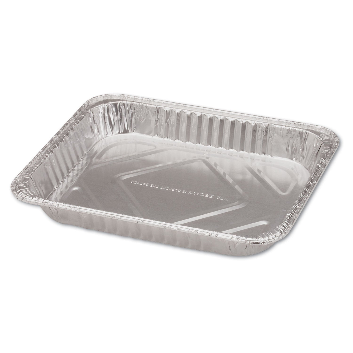 Aluminum Steam Table Pans, Half-Size Shallow, 1.69" Deep, 10.38 x 12.75, 100/Carton - 