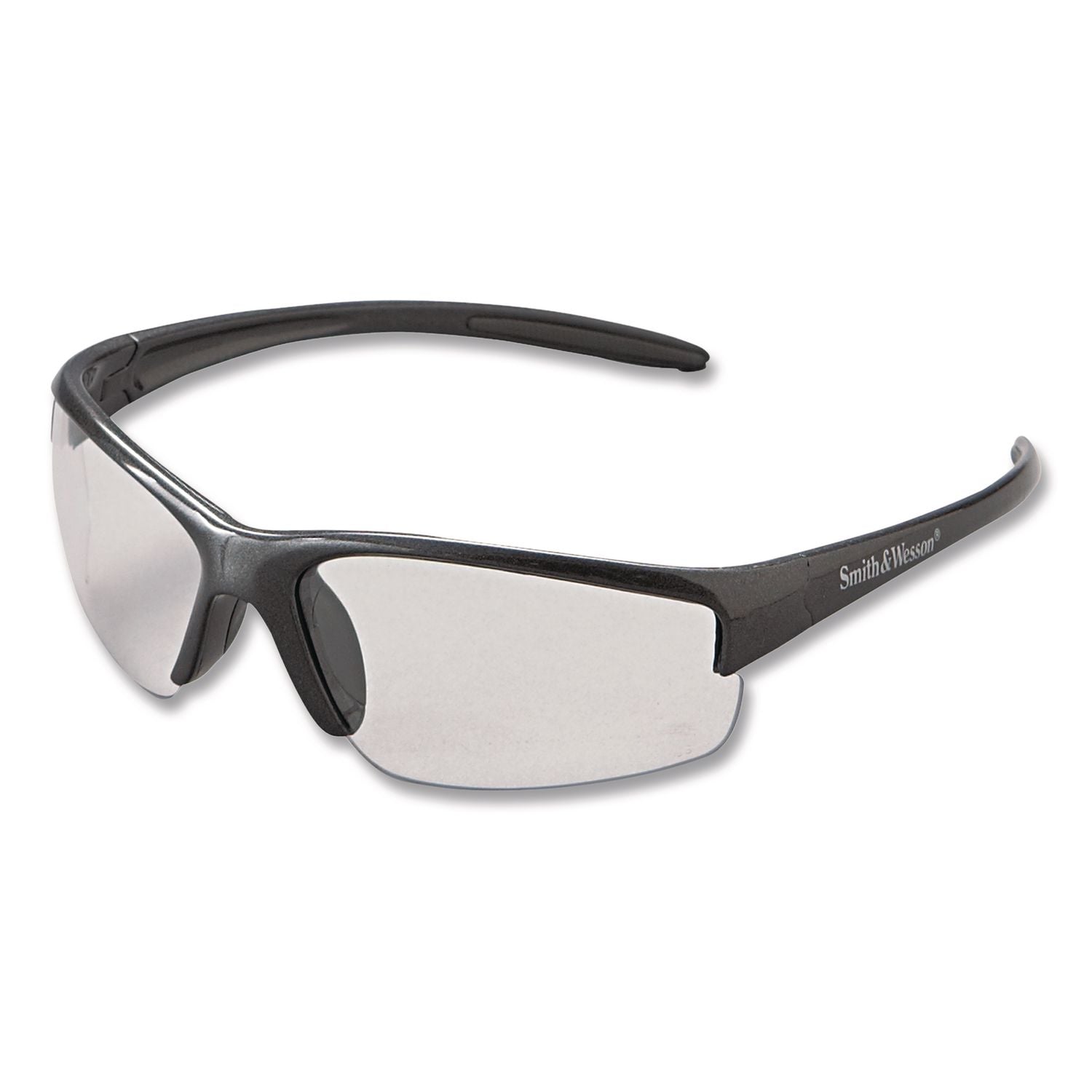 Equalizer Safety Glasses, Gunmetal Frame, Clear Anti-Fog Lens